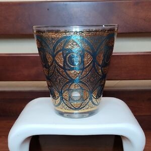 Culver Mid-century Terazzo 22 Ct. Gold Glass